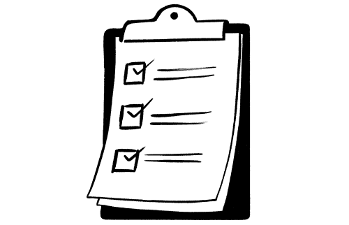 checklist illustration